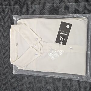 URRU long sleeve casual, button down  shirt, size large, NWT